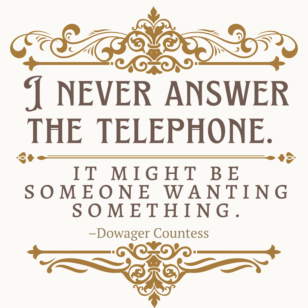 Downton Abbey Magnets — (2.5" x 2.5”) Set of 9