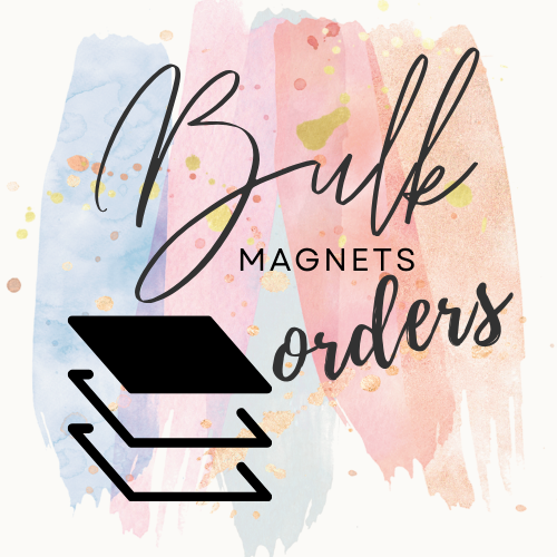 Bulk Orders of 100+ Custom Photo Magnets - (2.5"x2.5")