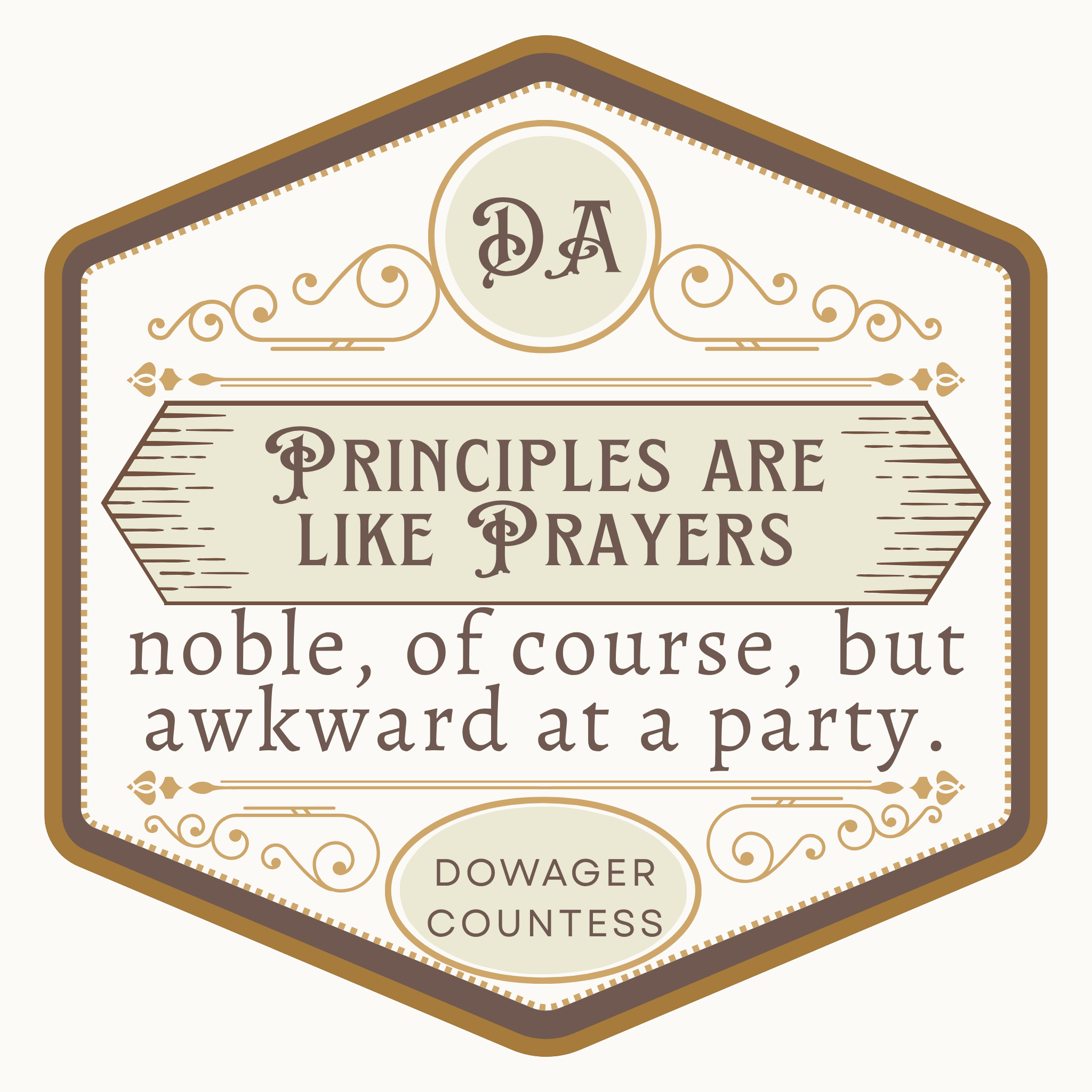 Downton Abbey Magnets — (2.5" x 2.5”) Set of 9