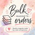 Bulk Orders of 100+ Custom Photo Magnets — (2.5"x2.5")